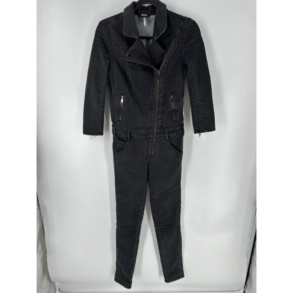 Free People Black Jumpsuit - Picture 4 of 11